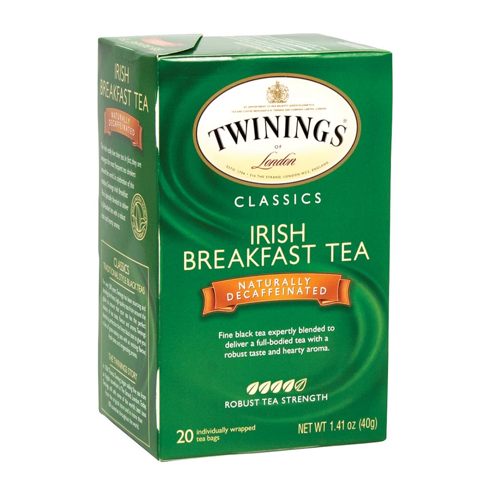 Twinings Decaf Irish Breakfast Tea 20 Ct Box