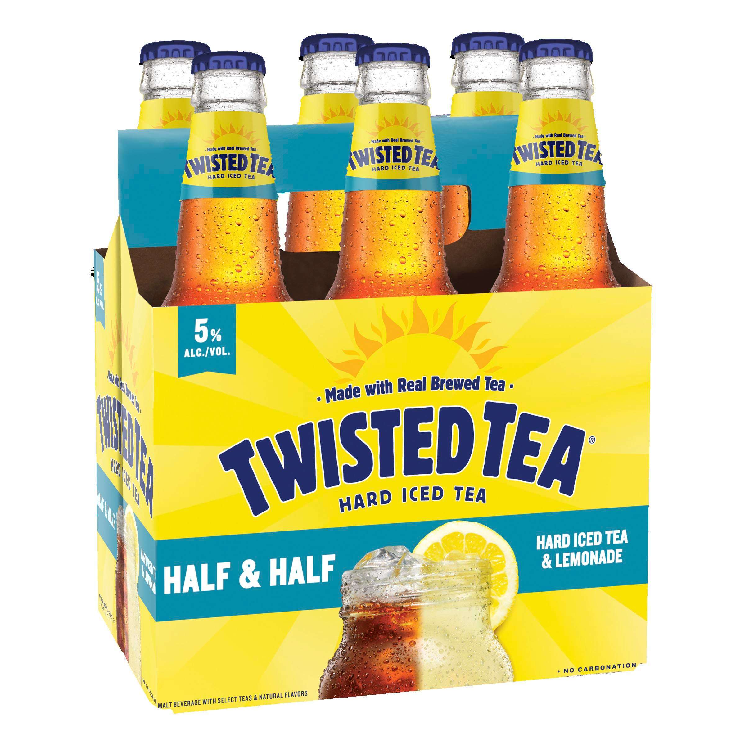 Twisted Tea Hard Iced Tea Half &  Half 12 oz Bottles