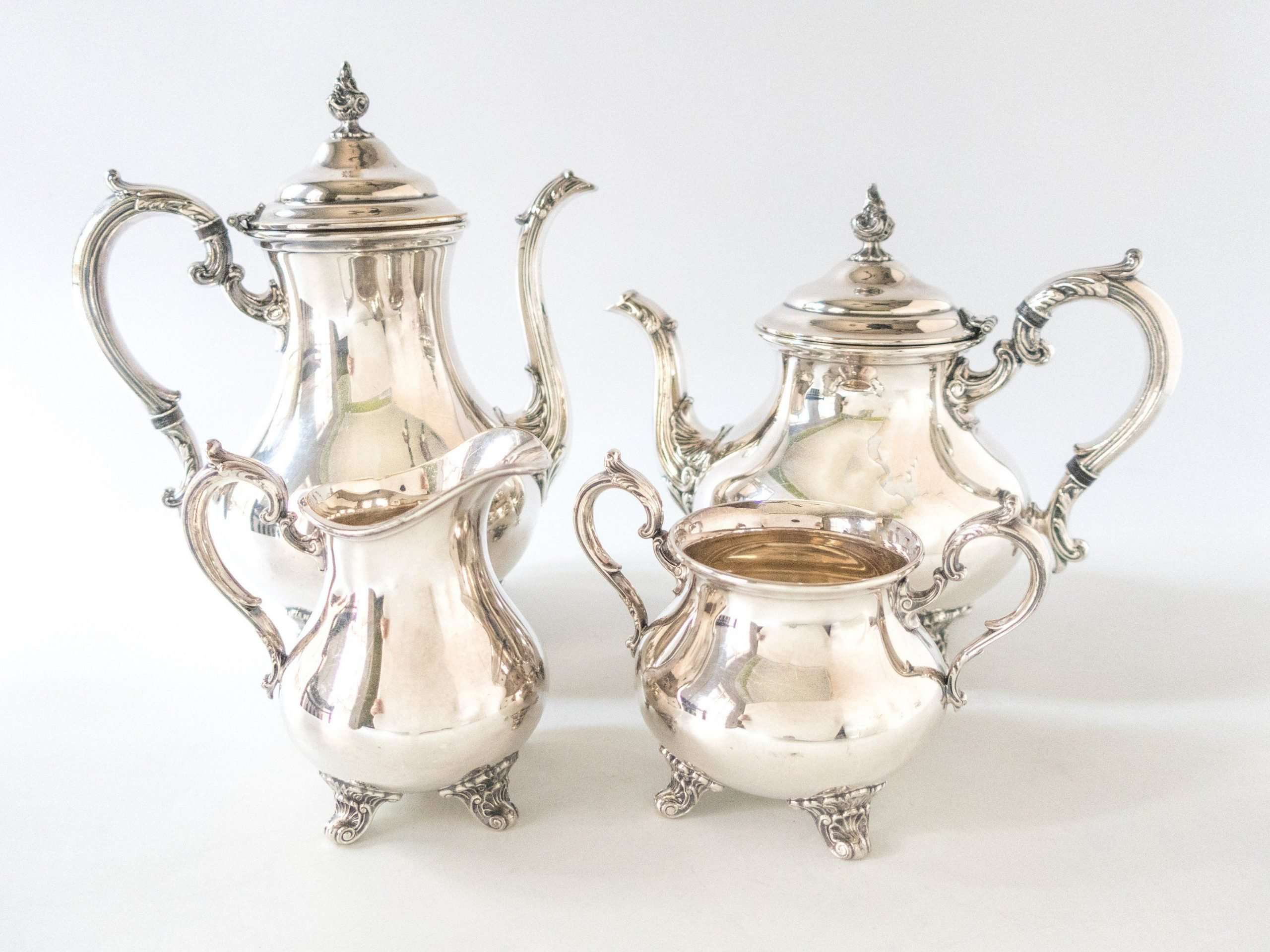 Vintage Silver Plate Tea Set Coffee Service Set Duchess By ...