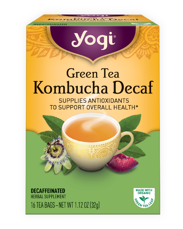 Yogi Tea Green Tea Kombucha Decaf Reviews 2020